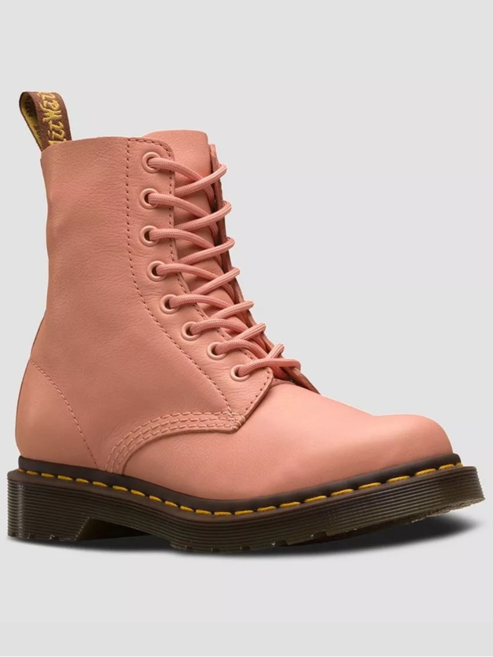 Dr. Martens 1460 Pascal Virginia Leather Salmon Pink Women’s size 7 NEW!!!